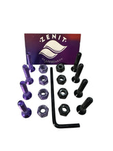 Cargar imagen en el visor de la galería, Tornillos Zenit Negro/Morado