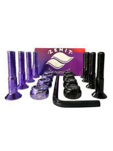 Cargar imagen en el visor de la galería, Tornillos Zenit Negro/Morado