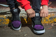 Knine 2.0 Negro/Gris/Morado